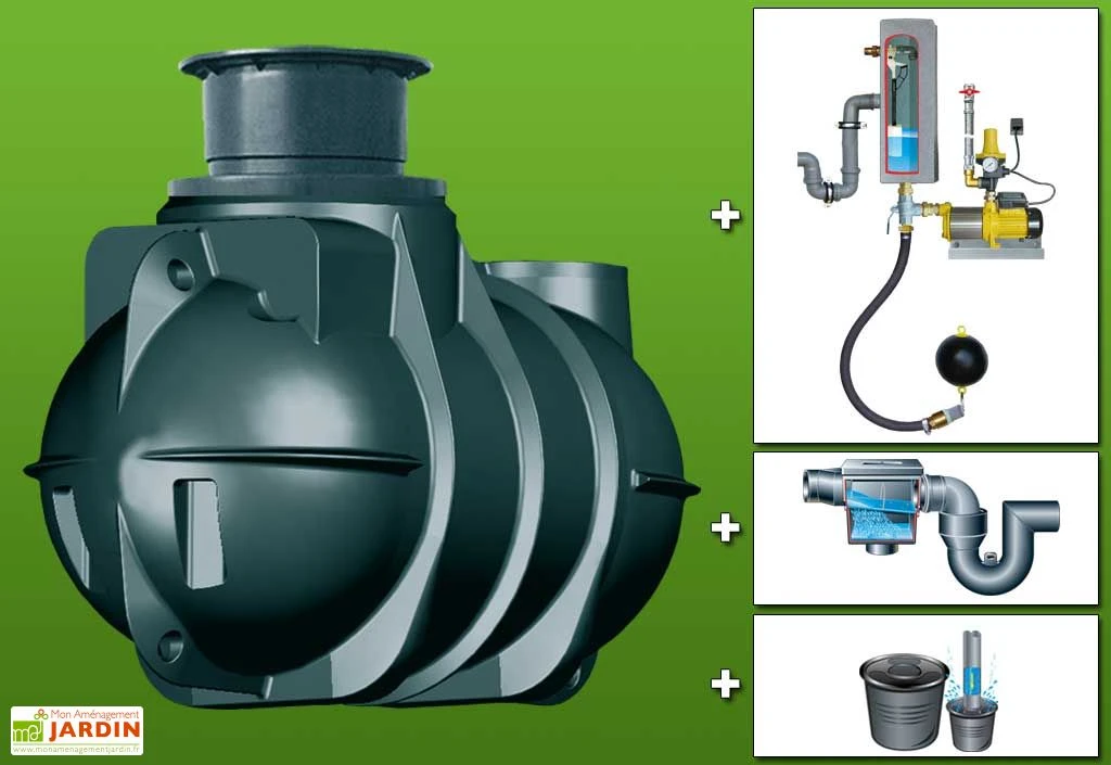 Cuve Recuperateur Eau Clever M 2000 L 8 Cuve Recuperateur Eau Clever M 2000 L – Image 6