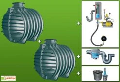 Cuve Recuperateur Eau Clever M 12000 L -Outils De Jardinage g0002067 01b