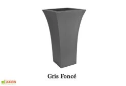 Pot De Fleurs Polyéthylène Patio H85 L48 (pls. Coloris) -Outils De Jardinage grand pot fleurs jardin rotomoule 85cm 8