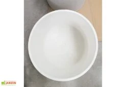 Jardinière Ronde En Béton Fibré 55 X 58 Cm– Sill -Outils De Jardinage jardinie re be ton fibre 03