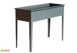 Potager Sur Pieds En Acier Galvanisé – Cipollina -Outils De Jardinage jardinie re haute vide acier galvanise cipollina