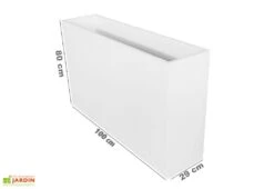 Jardinière En Béton Fibré 100 X 80 Cm– Terrace 100 -Outils De Jardinage jardinie re rectangulaire be ton fibre 02