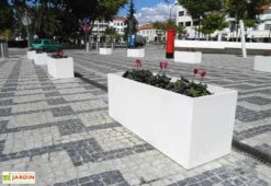 Jardinière En Béton Fibré Retkube 120 (120x40) 10 Jardinière En Béton Fibré Retkube 120 (120x40) -Outils De Jardinage jardiniere beton fibre blanc 120x40cm 2