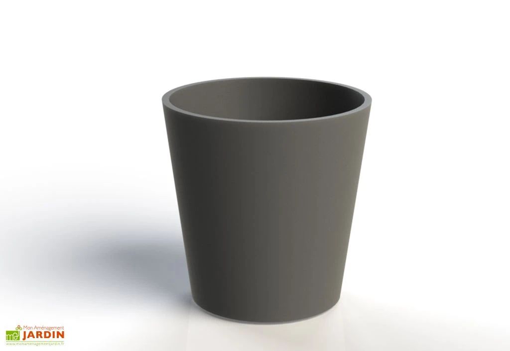 Jardinière En Béton Fibré Conik 60 – Ø 60 Cm 3 Jardinière En Béton Fibré Conik 60 – Ø 60 Cm