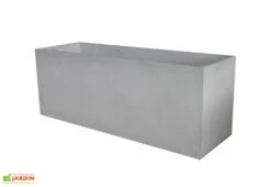 Jardinière En Béton Fibré Retkube 100 (100x40) -Outils De Jardinage jardiniere beton fibre gris 100x40cm