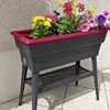 Jardinière Calipso Maxi 40L Double Paroi + Réserve D'Eau H80cm -Outils De Jardinage jardiniere calipso maxi polypropylene 40l reserve 80cm 3