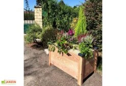 Jardinière Rectangulaire En Bois Douglas Non Traité - Premium -Outils De Jardinage jardiniere en bois douglas 1