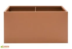 Jardinière Rectangulaire En Métal Thermolaqué Couleur Rouille 10 Jardinière Rectangulaire En Métal Thermolaqué Couleur Rouille -Outils De Jardinage jardiniere face