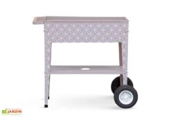 Potager Sur Pieds En Acier Avec Roulettes – Barcelona -Outils De Jardinage jardiniere pieds acier