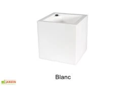 Jardinière Carrée En Polyéthylène Atlantis 40 Cm (pls Coloris) -Outils De Jardinage jardiniere plastique rotomoule double paroi 39cm couleurs 2