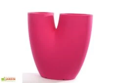 Pot De Fleurs En Polyéthylène Bilobo – 50 X 25 X 50 Cm -Outils De Jardinage jardiniere polyethylene fuchsia 1