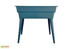 Jardinière Calipso Maxi Basic 40L + Pieds Amovibles – Bleu Canard