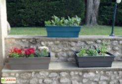 Jardinière Calipso Maxi Basic 40L + Pieds Amovibles – Grise -Outils De Jardinage jardiniere polypropylene 40l pieds amovibles calipso maxi basic grise 2