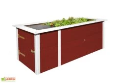 Jardinière Surélevée En Bois D’Épicéa Weka 205 X 79 Cm (4 Coloris) -Outils De Jardinage jardiniere surelevee bois epicea weka 205 x 79 cm 4 coloris 3