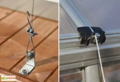 Kit D'ancrage Pour Serre Et Abri De Jardin Palram-Canopia -Outils De Jardinage kit ancrage sol serre palram anchoring 5