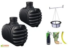 Garantia Cuve Enterrée Kit Récupérateur D'Eau Compact Confort 4Rain 5300 L