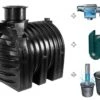 Kit Cuve Recuperateur Eau Enterree 4500 L -Outils De Jardinage kit cuve recuperateur eau enterree 4500l