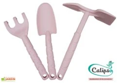 Kit Jardinage Pour Jardinière Et Carré Potager – 3 Outils -Outils De Jardinage kit outils rose 1