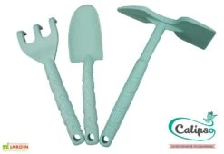 Kit Jardinage Pour Jardinière Et Carré Potager – 3 Outils -Outils De Jardinage kit outils vert 1