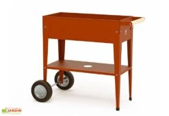 Carré Potager Sur Pieds Avec Roulettes - Barcelona -Outils De Jardinage lit culture plantation potager pieds