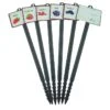 Mikado Lot De 6 Jalons Pour Semis Fruits Avec étiquettes – 45 Cm