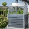 Mini Serre De Jardin Surélevée Avec Rangement – 1,2 X 1,2 M -Outils De Jardinage mini serre hauteur