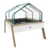 Axi Table De Culture En Bois De Hemlock + Bâche Plastique - 110 X 93 X 99 Cm -Outils De Jardinage mini serre surelevee bois blanc