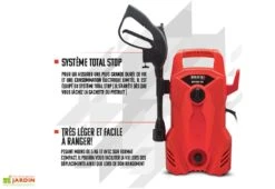 Nettoyeur Haute Pression électrique – 1400 W 8 Nettoyeur Haute Pression électrique – 1400 W -Outils De Jardinage nettoyeur haute pression brick 1400w