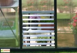 Lucarne Latérale Pour Serre De Jardin Argent Palram-Canopia 8 Lucarne Latérale Pour Serre De Jardin Argent Palram-Canopia -Outils De Jardinage ouverture lucarne paroi serre jardin palram canopia