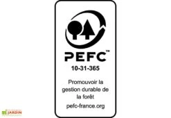 Table De Jardinage En Bois Traité Et Zinc – 100 X 45 X 125 Cm -Outils De Jardinage pefc burger 18