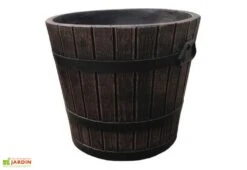 Roto Bac à Fleurs Polka 3 Dimensions : 35x31,5 Cm - 40x35,5 - 49,5x43,5