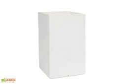 Pot De Fleurs En Polyéthylène Atlantis – 30 X 30 X 47 Cm -Outils De Jardinage pot de fleurs blanc 4