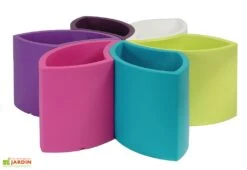 Pot De Fleurs 6 Compartiments En Polyéthylène Fiore – 86 X 30 Cm -Outils De Jardinage pot de fleurs plusieurs compartiments