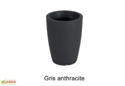 Pot De Fleurs Polyéthylène Hydra H50 Ø36 (pls. Coloris) -Outils De Jardinage pot fleur exterieur polyethylene hydra 50cm 4