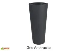 Pot De Fleurs Polyéthylène Hydra H85 Ø39 (pls. Coloris) -Outils De Jardinage pot fleur exterieur polyethylene hydra 85cm 3