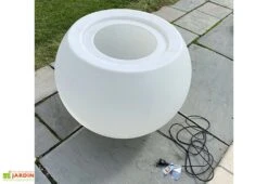 Pot De Fleurs Lumineux En Polyéthylène Transparent Speranza Ø 90 Cm -Outils De Jardinage pot fleur lumineux transparent speranza