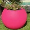 Pot De Fleurs Rond En Polyéthylène Rose Speranza Ø 90 Cm -Outils De Jardinage pot fleur rond rose speranza