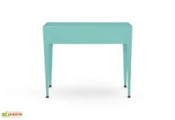 Potager Sur Pieds En Acier Galvanisé - Urban -Outils De Jardinage potager sur pieds vert menthe acier