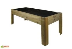 Potager Surélevé En Bois Traité Gardenbrico XL80 : 160 Cm -Outils De Jardinage potager sureleve table culture bois traite hortalia gardenbrico xl80 3
