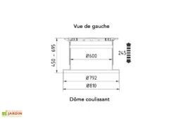 Puits En Polyéthylène à Enterrer Avec Dôme Coulissant 2000 L 9 Puits En Polyéthylène à Enterrer Avec Dôme Coulissant 2000 L -Outils De Jardinage puits polyethylene a enterrer plastique 2200l 3