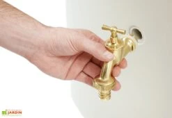 Garantia Récupérateur Eau De Pluie Cuve Aérienne Élégance 180 Cm – 400 L -Outils De Jardinage recuperateur eau pluie cuve aerienne decorative elegance garantia 400l 5