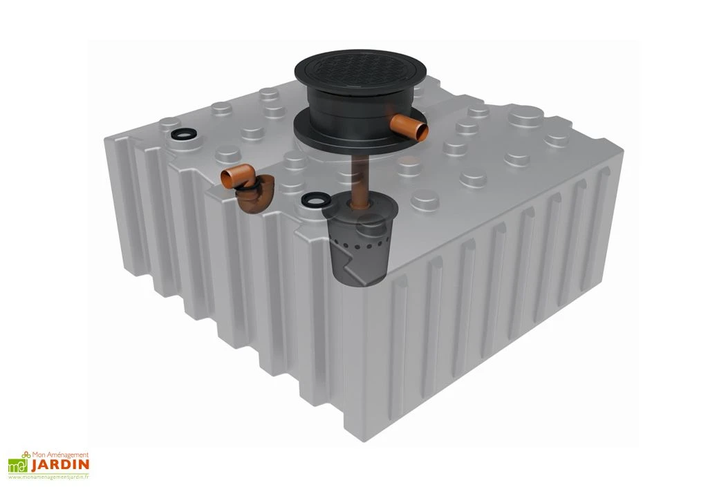 Cuve De Récupération D’eau De Pluie Enterrée – 5000 L Plate 7 Cuve De Récupération D’eau De Pluie Enterrée – 5000 L Plate – Image 5