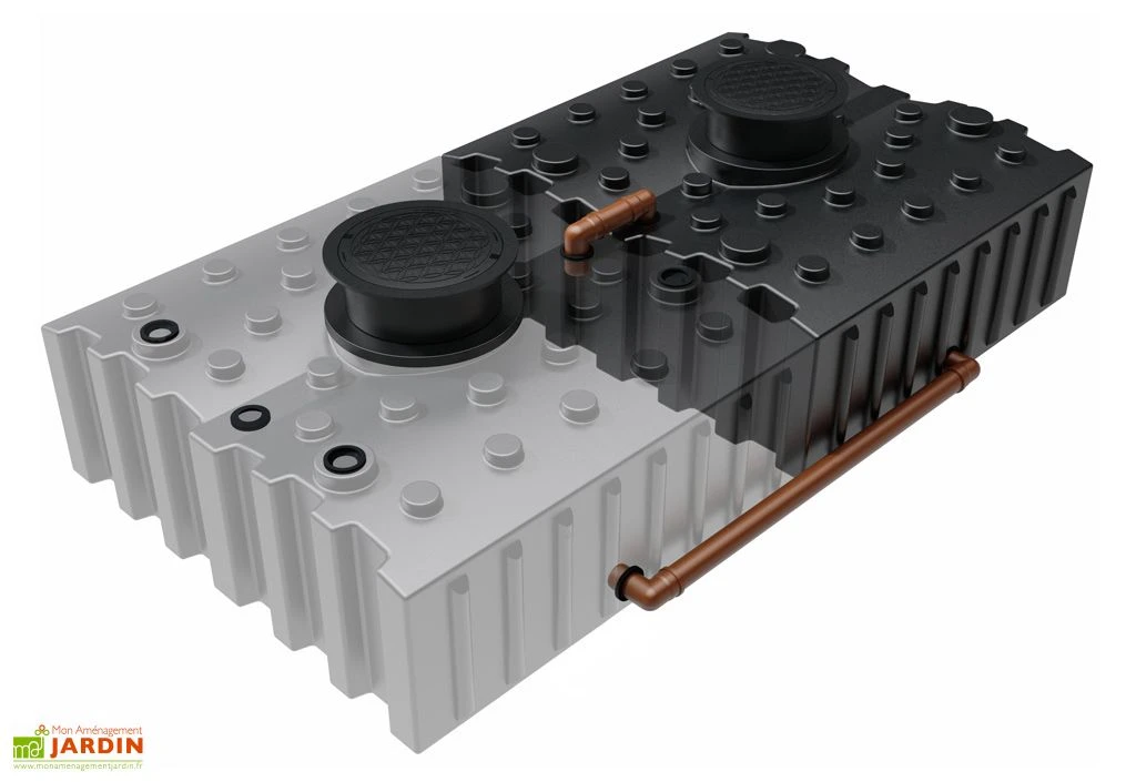 Cuve De Récupération D’eau De Pluie Enterrée – 8000 L Plate 4 Cuve De Récupération D’eau De Pluie Enterrée – 8000 L Plate – Image 2