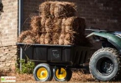 Polar Remorque En Polyéthylène 175 X 94 Cm – LG900 -Outils De Jardinage remorque agriculture brouette remorqueur