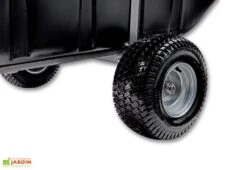 Remorque En Plastique Pour Tondeuse Autoportée 175 X 101 X 45 Cm -Outils De Jardinage remorque plastique tondeuse autoportee 175x101x45cm