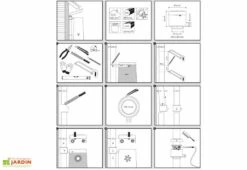 Garantia Cuve Récupération D'Eau Pluie Sunda 300 L -Outils De Jardinage sch ma montage r cup rateur 13