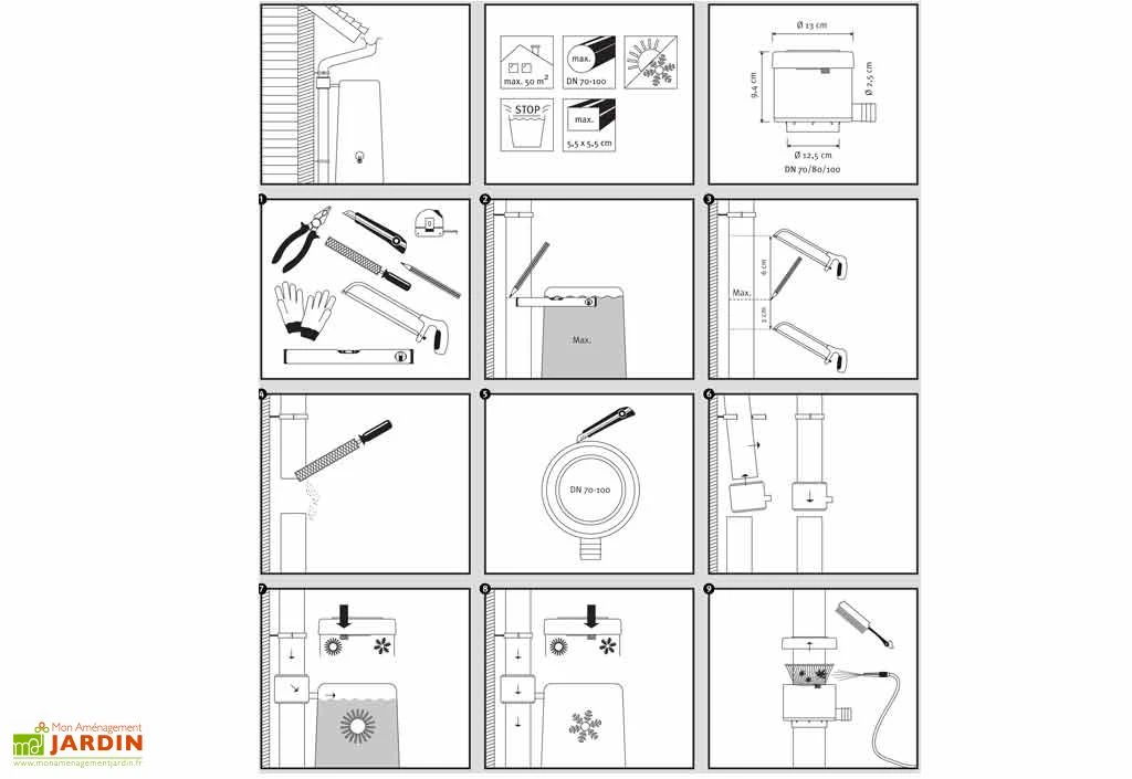 Garantia Cuve Récupération D'Eau Pluie Woody 350 L Bois Foncé – Image 4