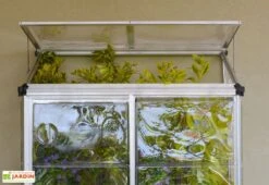 Serre Adossée En Aluminium Et Polycarbonate Lean To (63,5 X 125 Cm) -Outils De Jardinage serre adossee aluminium polycarbonate lean to 63 5 x 125 cm 2