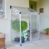 Serre Adossée En Aluminium Et Polycarbonate Lean To (63,5 X 125 Cm) -Outils De Jardinage serre adossee aluminium polycarbonate lean to 63 5 x 125 cm 5