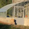 Serre Adossée Ancienne En Aluminium Et Verre Trempé 4mm Chambord 380x280 -Outils De Jardinage serre ancienne en aluminium et verre trempe 4mm chambord 380x280 1